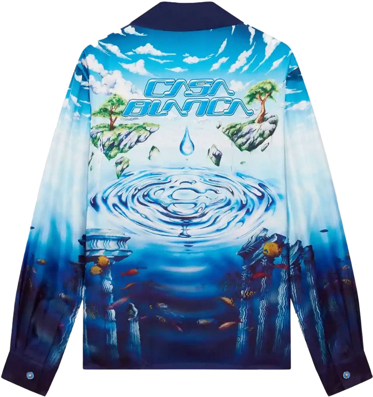 Casablanca LOST ATLANTIS CUBAN COLLAR LS SHIRT Divers