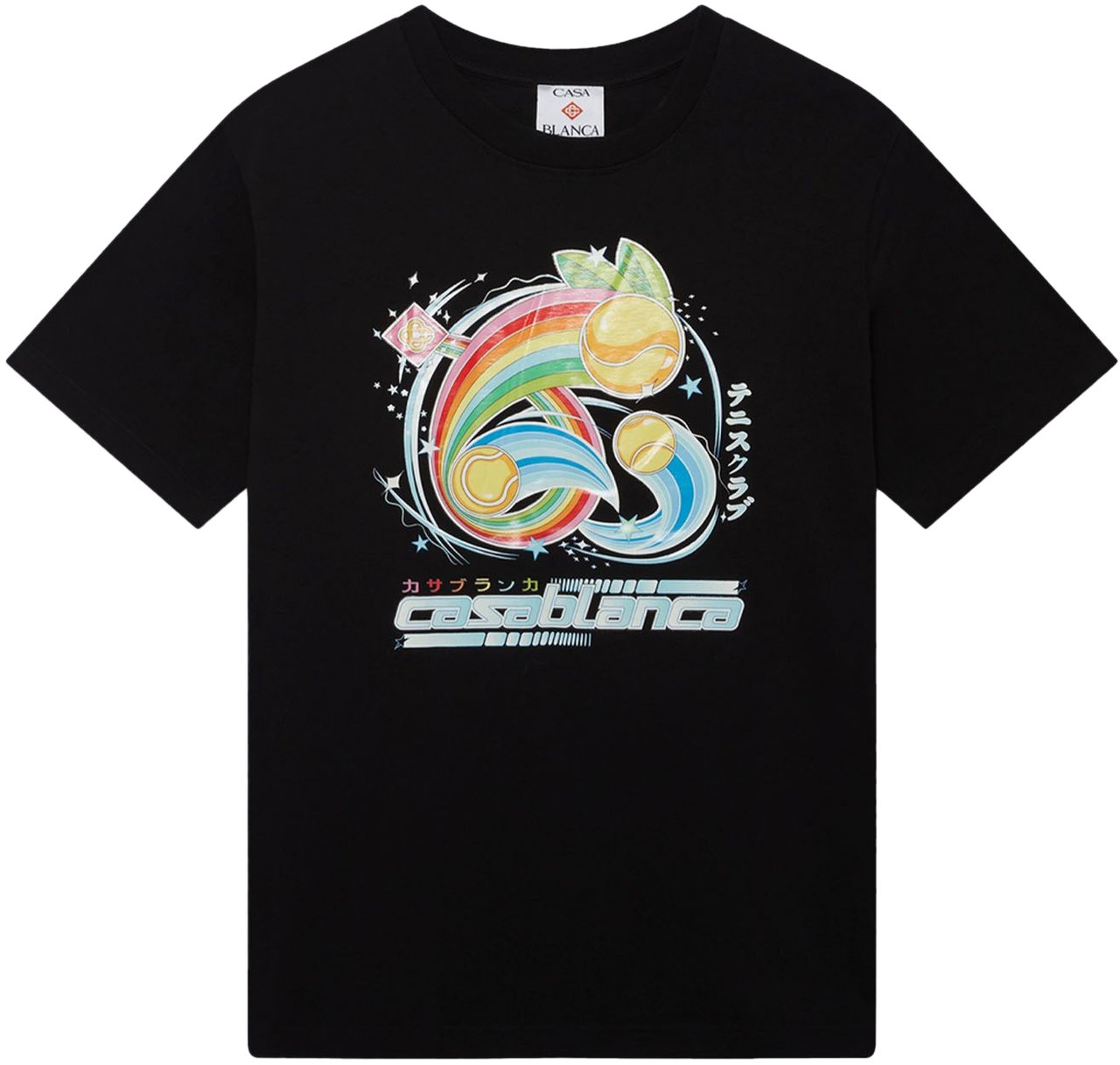 Casablanca MANGA TENNIS BALL PRINT T-SHIRT Divers