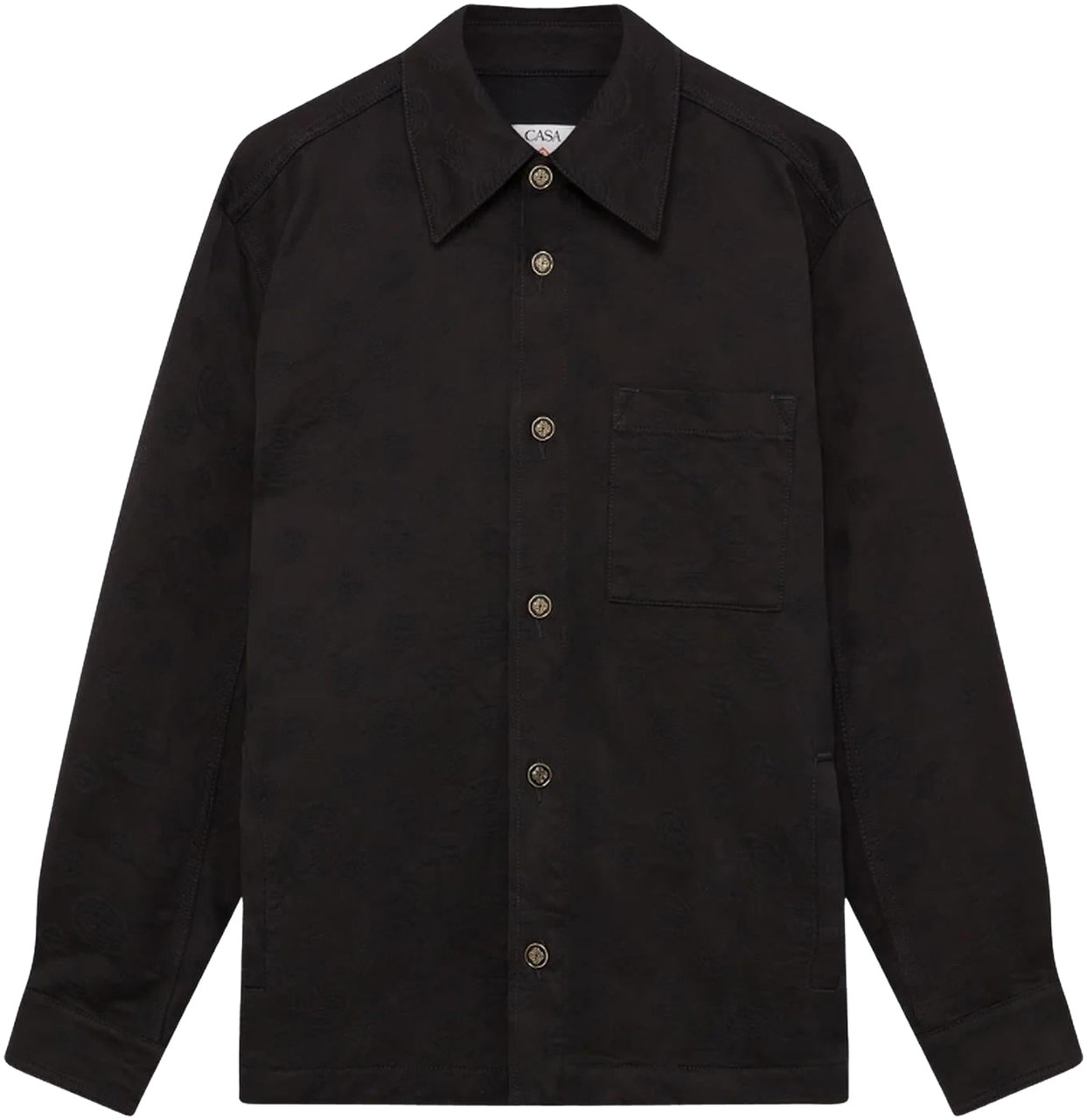 Casablanca Heren DENIM MONOGRAM SHACKET Zwart