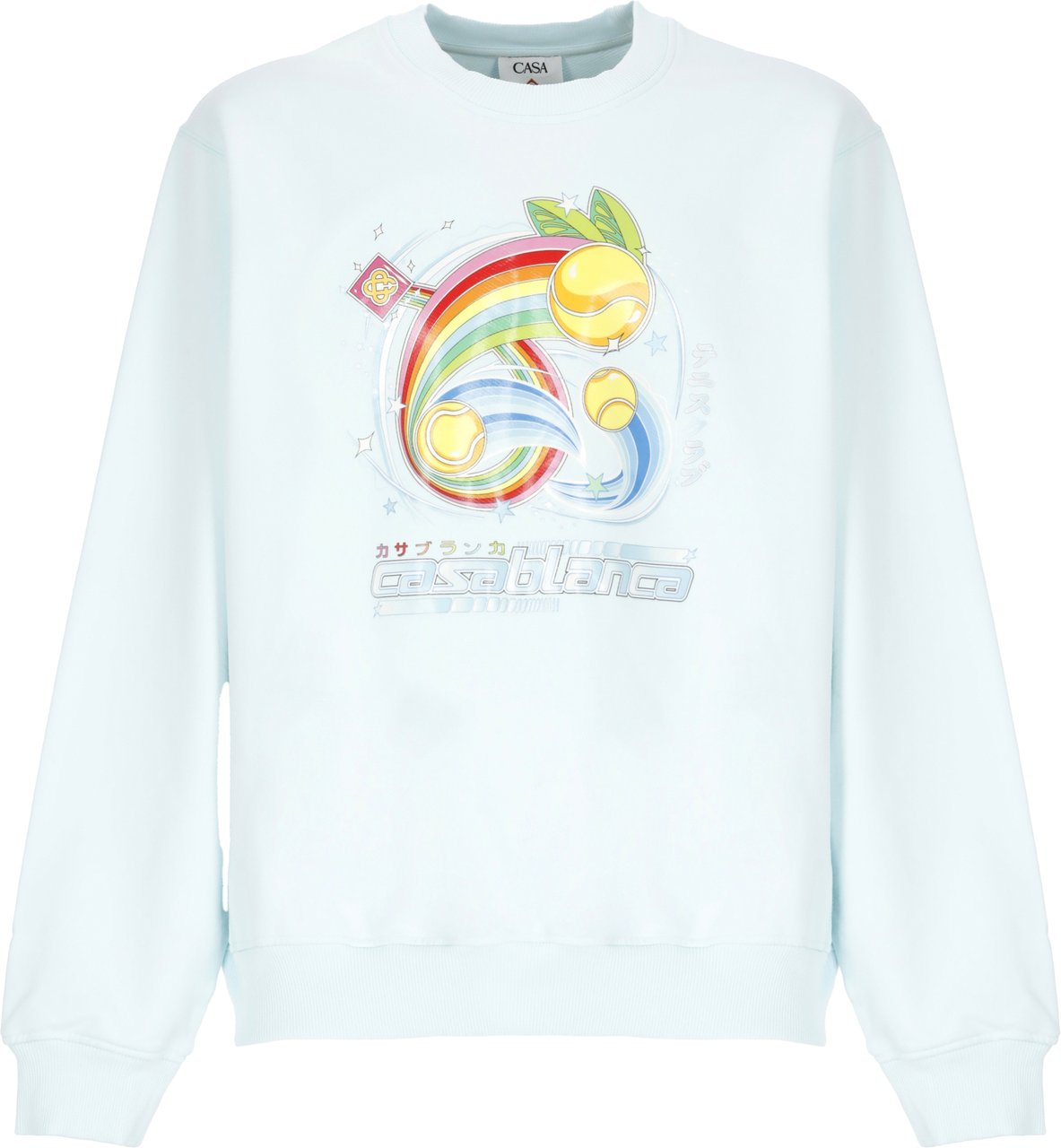 Casablanca Sweaters Light Blue Blauw