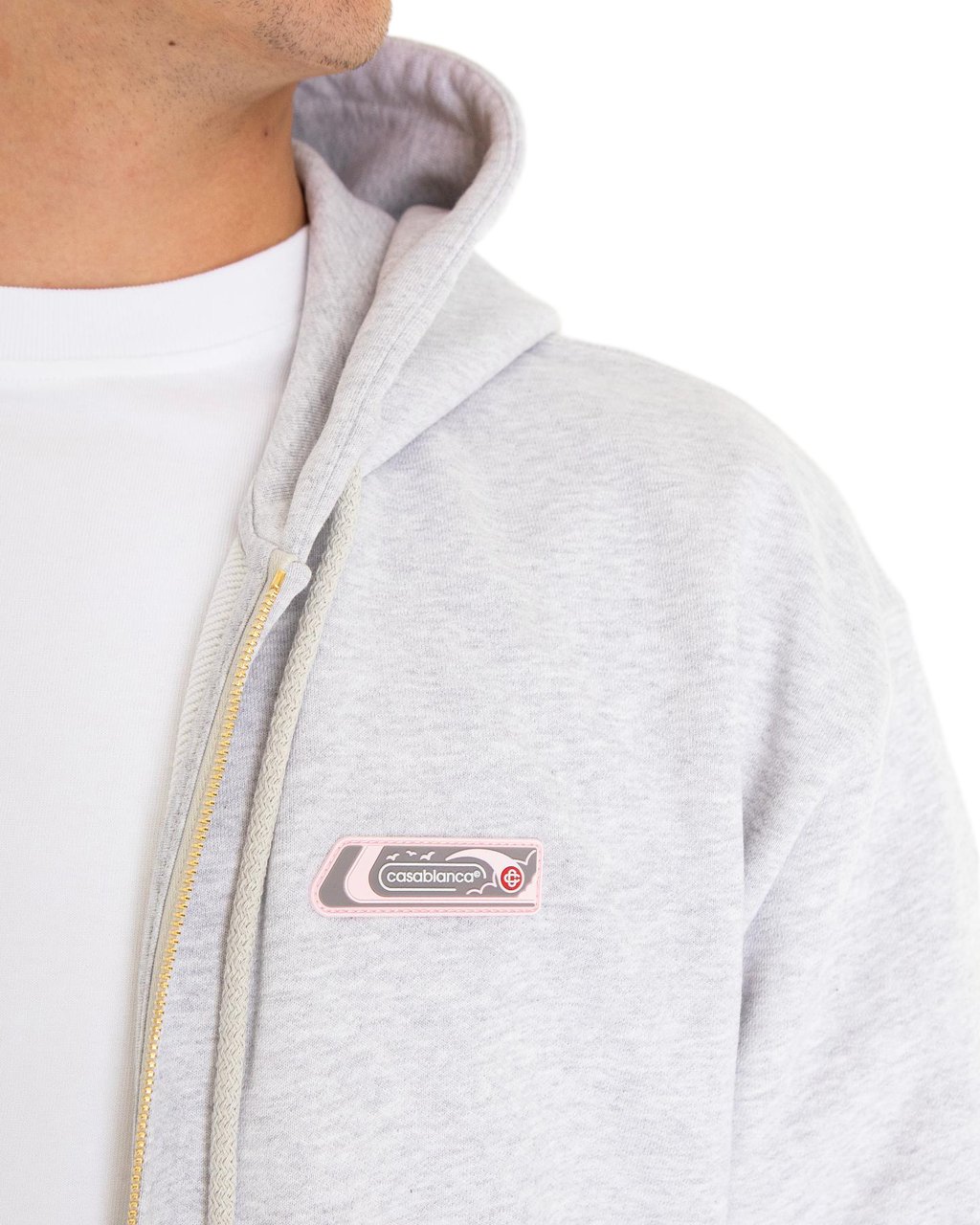 Casablanca Heren Casablanca Marle Loopback Grijs