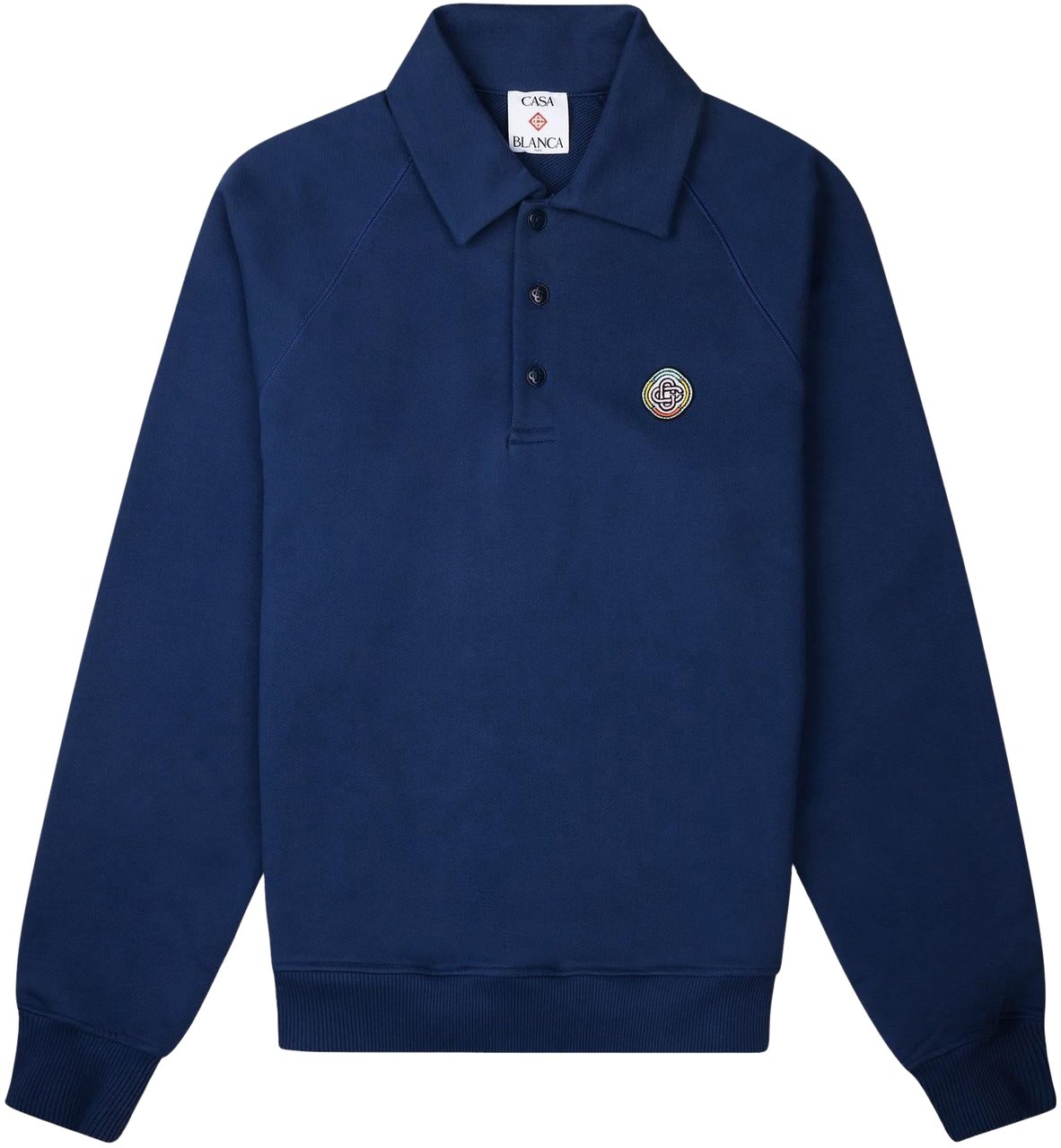Casablanca Heren COLLAR SWEATSHIRT Blauw