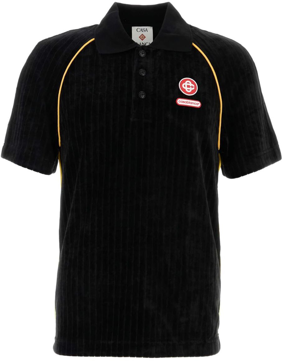 Casablanca T-Shirts And Polos Black Zwart