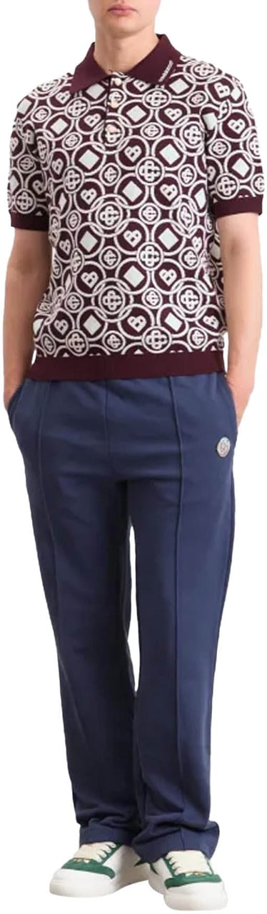 Casablanca Heren Patch Open Hem Jogging Blauw Blauw