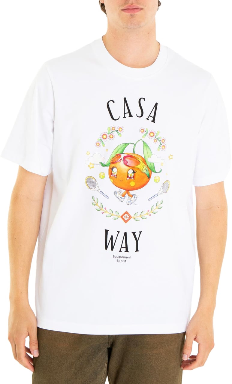 Casablanca Heren Casablanca Way Orange Mascot Wit
