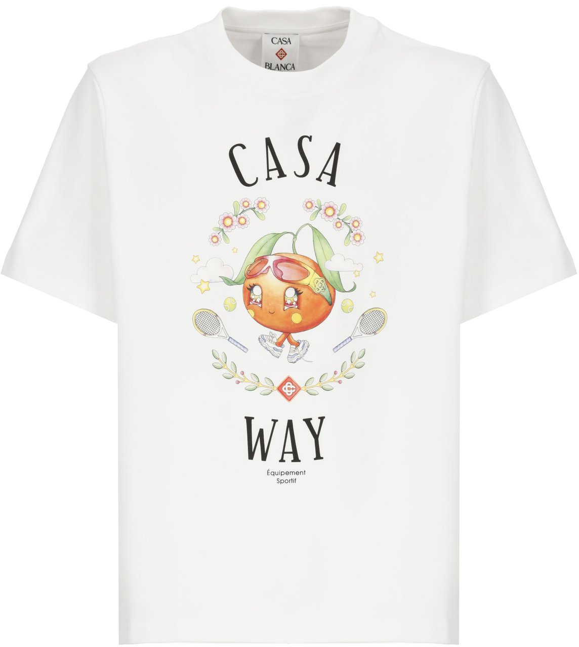 Casablanca T-Shirts And Polos White Wit