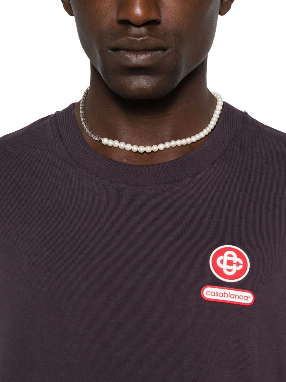 Casablanca T-Shirts And Polos Purple Paars