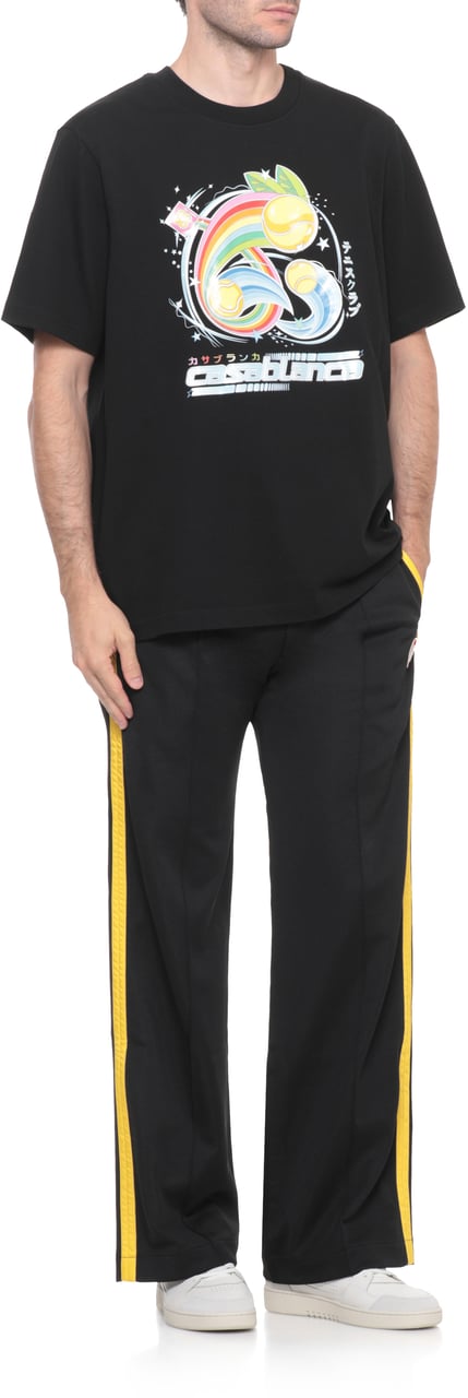 Casablanca T-Shirts And Polos Black Zwart