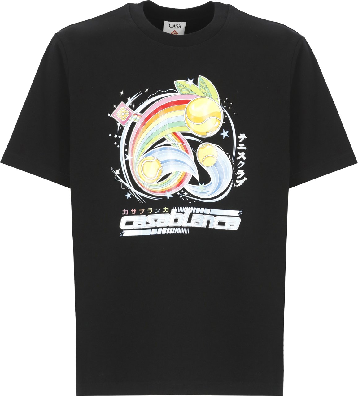 Casablanca T-Shirts And Polos Black Zwart