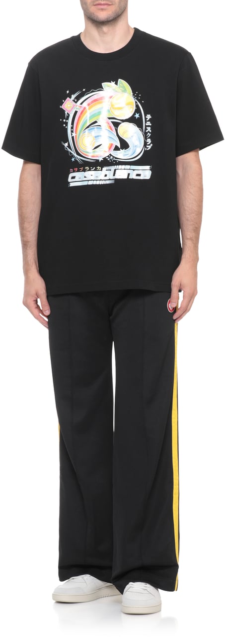 Casablanca T-Shirts And Polos Black Zwart