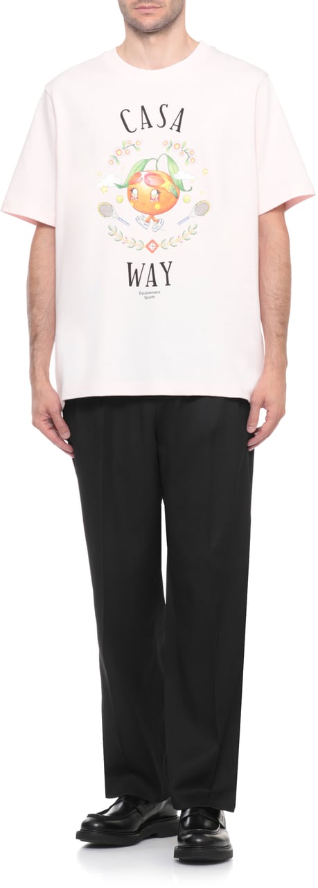 Casablanca T-Shirts And Polos Pink Roze