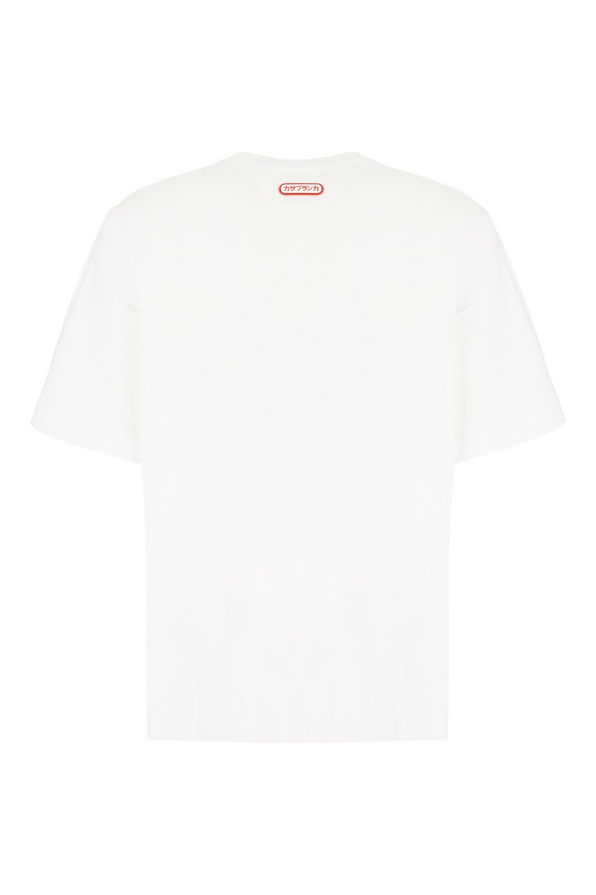 Casablanca Casablanca White cotton t-shirt Wit