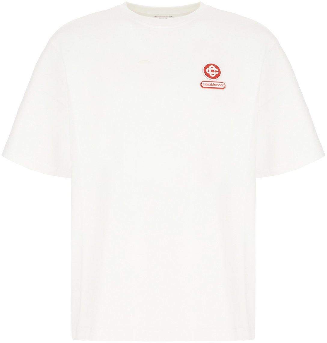 Casablanca Casablanca White cotton t-shirt Wit