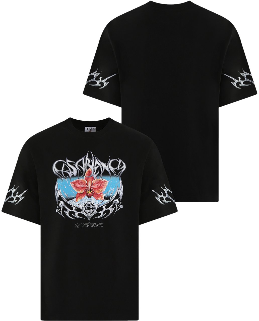 Casablanca Heren Blades Printed Zwart