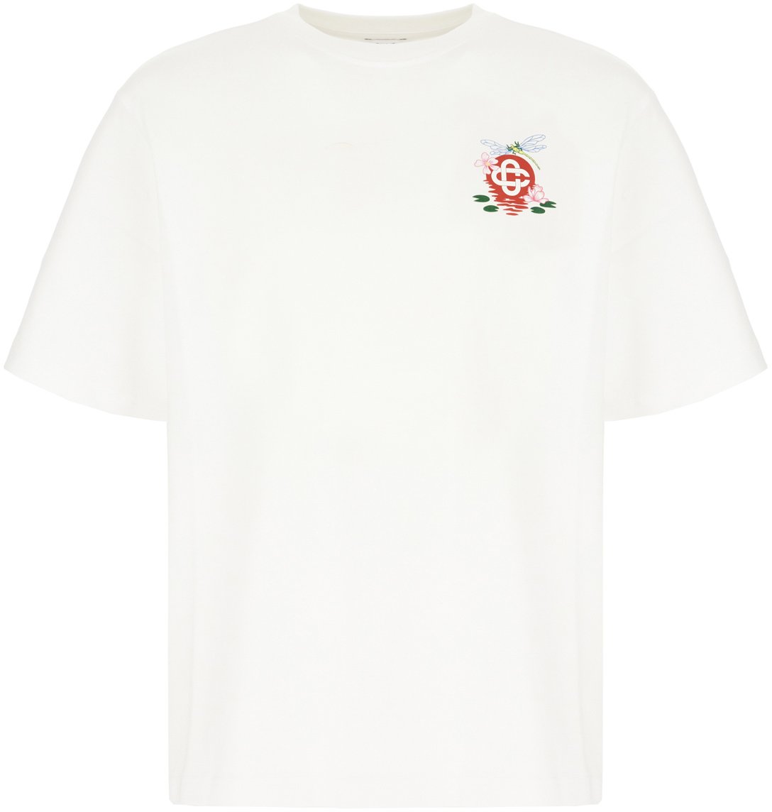 Casablanca Casablanca White cotton t-shirt Wit