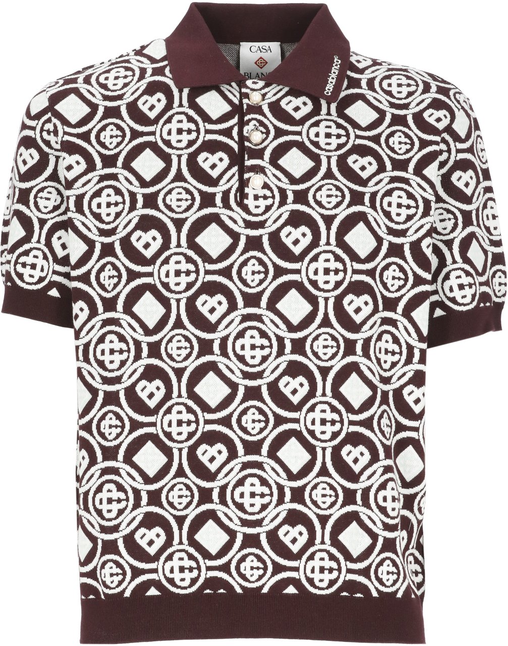 Casablanca T-Shirts And Polos Bordeaux Rood