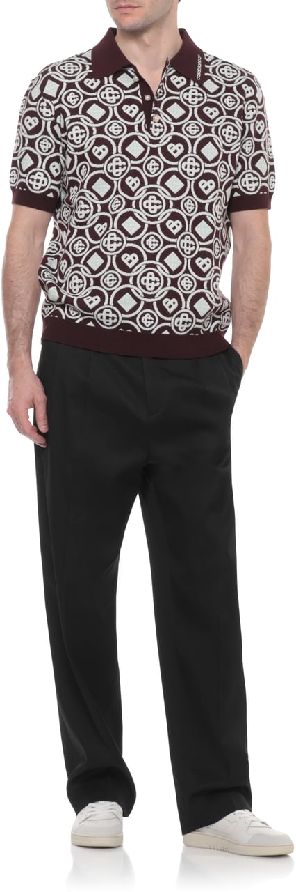 Casablanca T-Shirts And Polos Bordeaux Rood