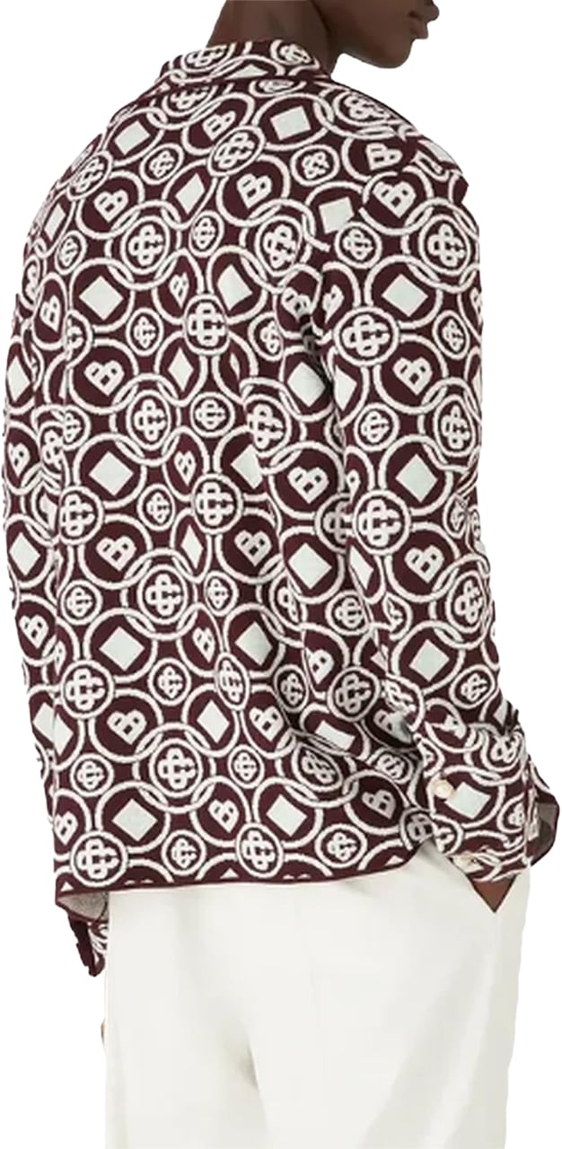 Casablanca Heren MONOGRAM SHIRT Geel