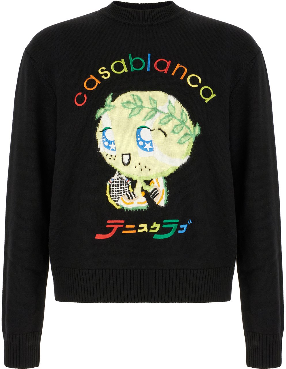 Casablanca Casablanca Black wool sweater Zwart