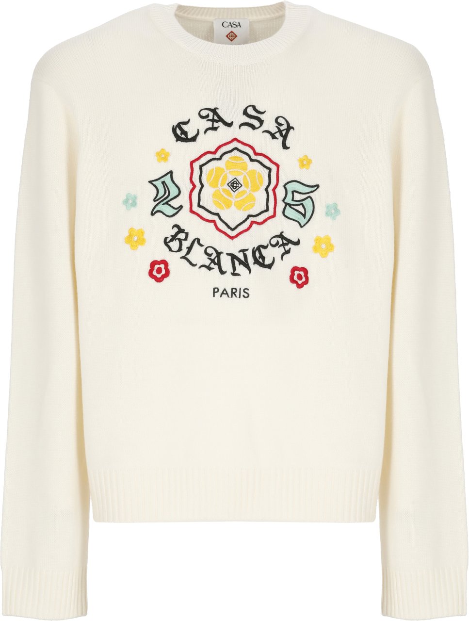 Casablanca Sweaters Ivory Wit