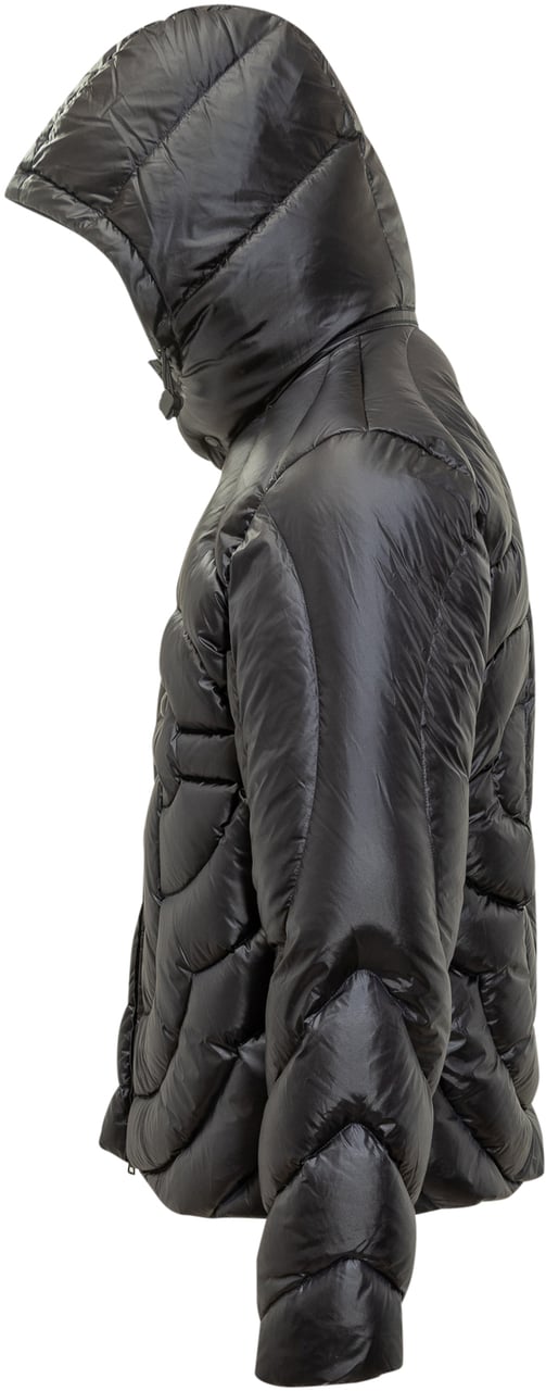 Casablanca Casablanca Piumino in Nylon Nero con Logo Trapuntato Zwart