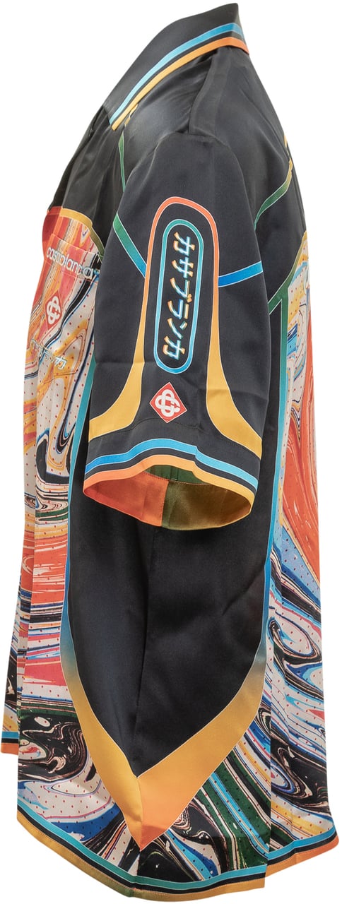 Casablanca Casablanca Camicia con Stampa Multicolor Astratta Divers