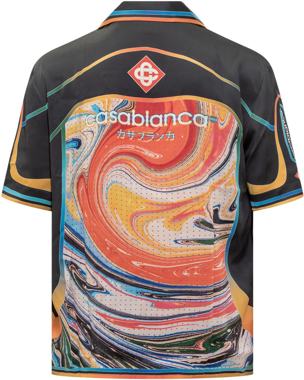 Casablanca Casablanca Camicia con Stampa Multicolor Astratta Divers