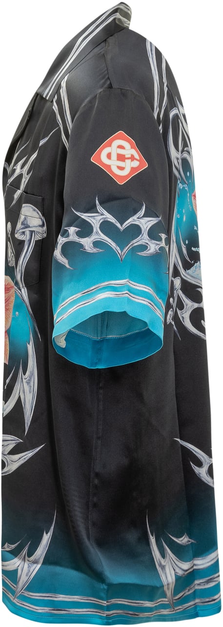 Casablanca Casablanca Camicia con Stampa Grafica Zwart