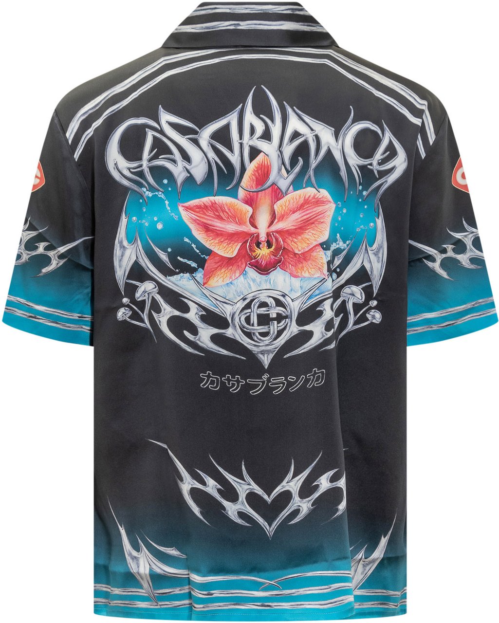 Casablanca Casablanca Camicia con Stampa Grafica Zwart