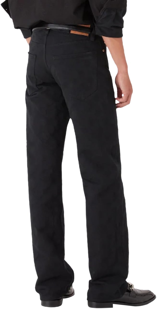 Casablanca Heren STRAIGHT LEG MONOGRAM JEANS Zwart