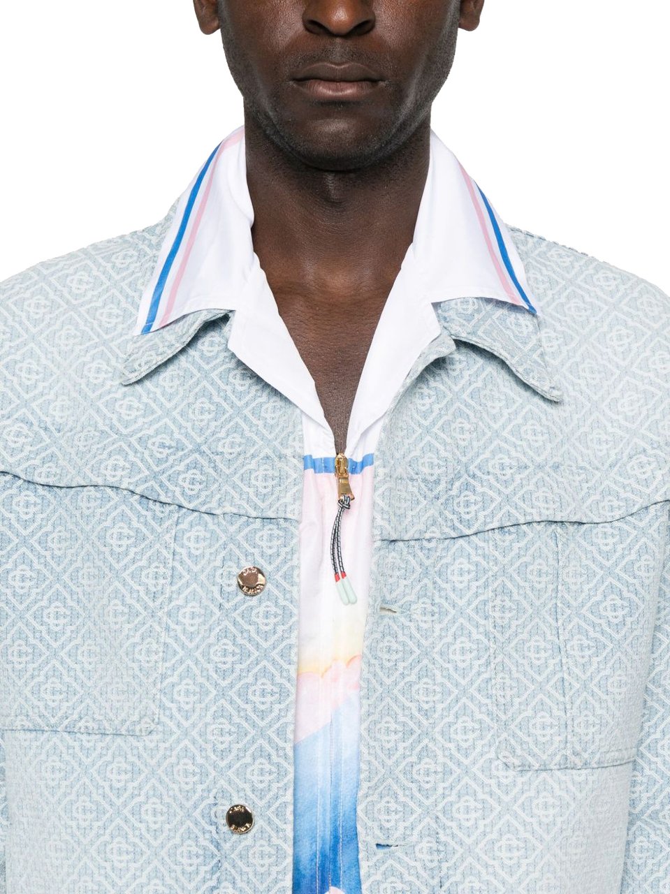 Casablanca Jackets Blue Blauw