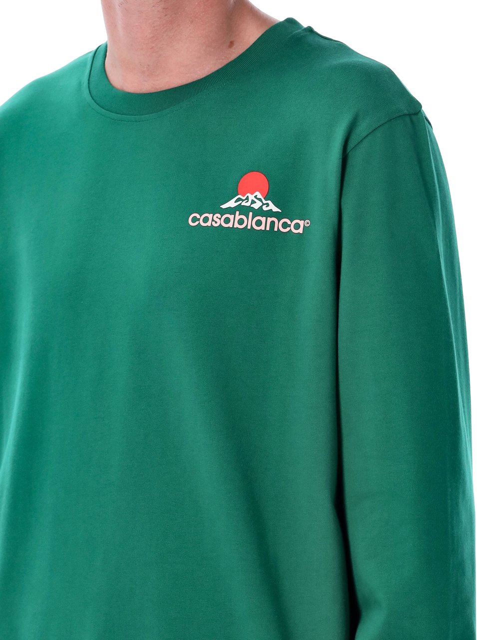 Casablanca Montagne Printed Long Sleeve Verde Groen