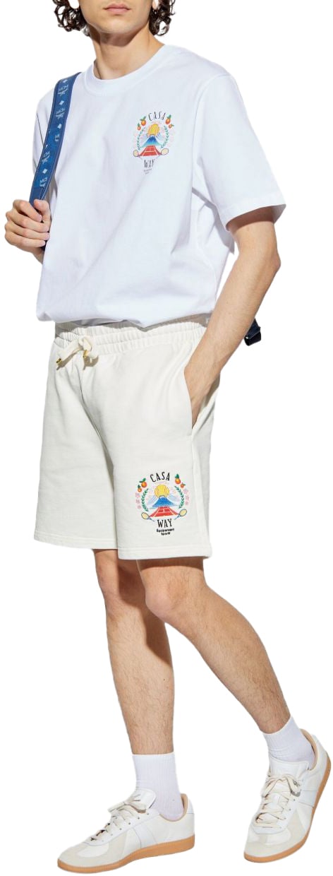 Casablanca Casablanca Pantaloncini Bianco Wit