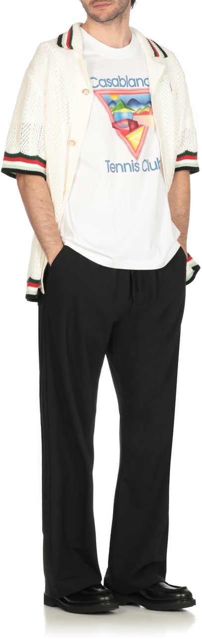 Casablanca T-Shirts And Polos White Wit