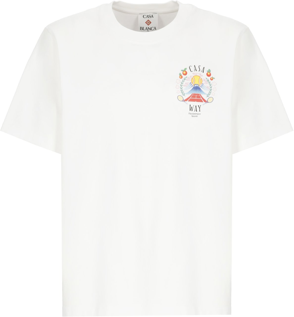 Casablanca T-Shirts And Polos White Wit