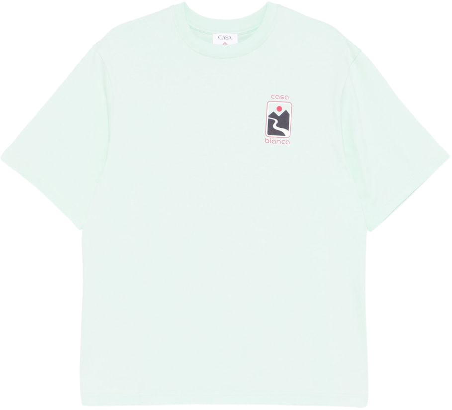 Casablanca T-Shirts And Polos Green Groen