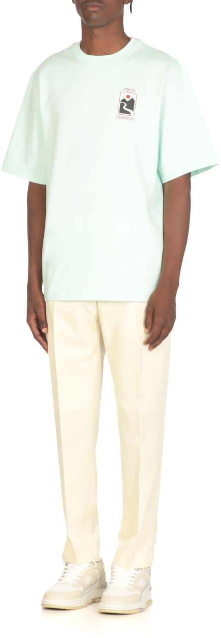 Casablanca T-Shirts And Polos Green Groen