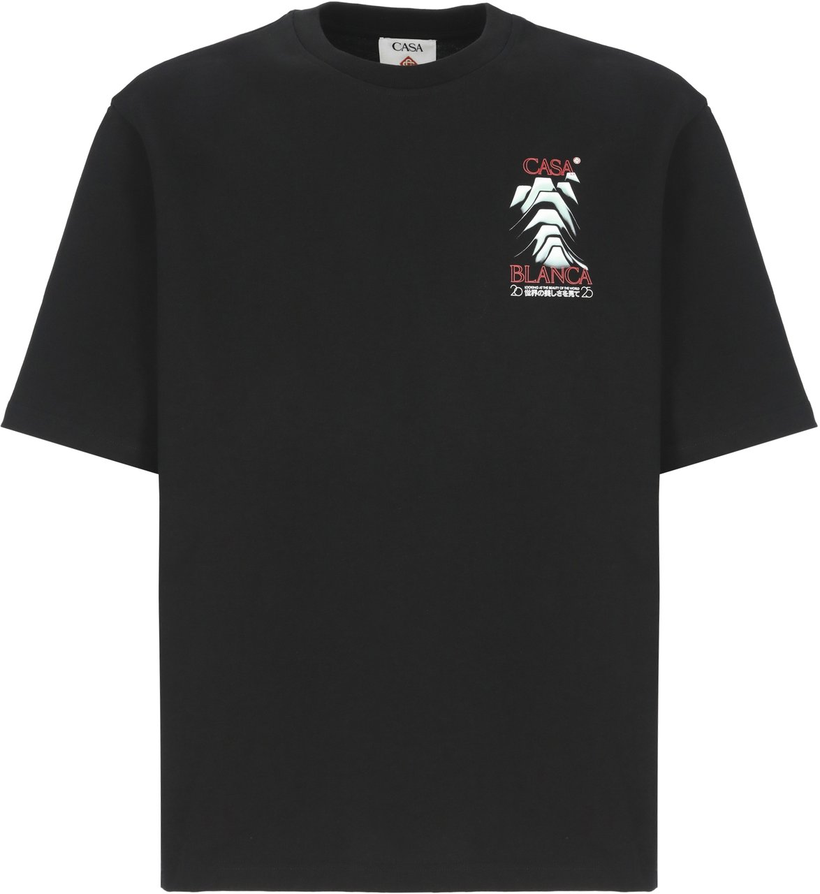 Casablanca T-Shirts And Polos Black Zwart