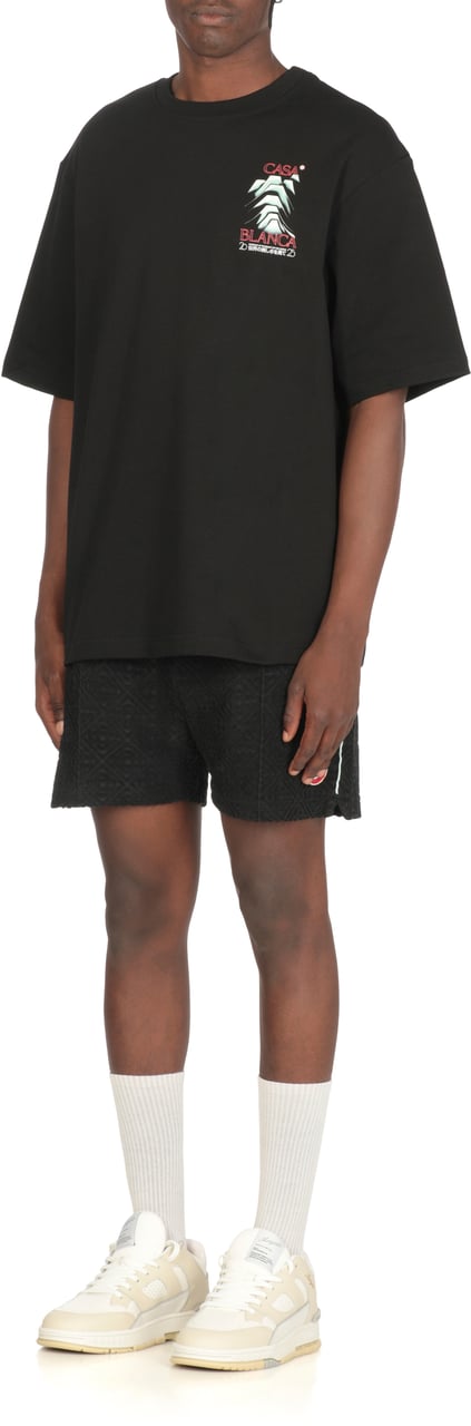 Casablanca T-Shirts And Polos Black Zwart