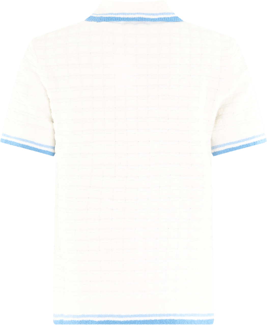 Casablanca Heren Boucle Polo Zwart