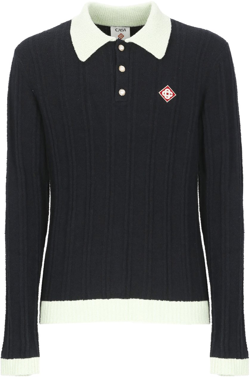 Casablanca T-Shirts And Polos Black Zwart