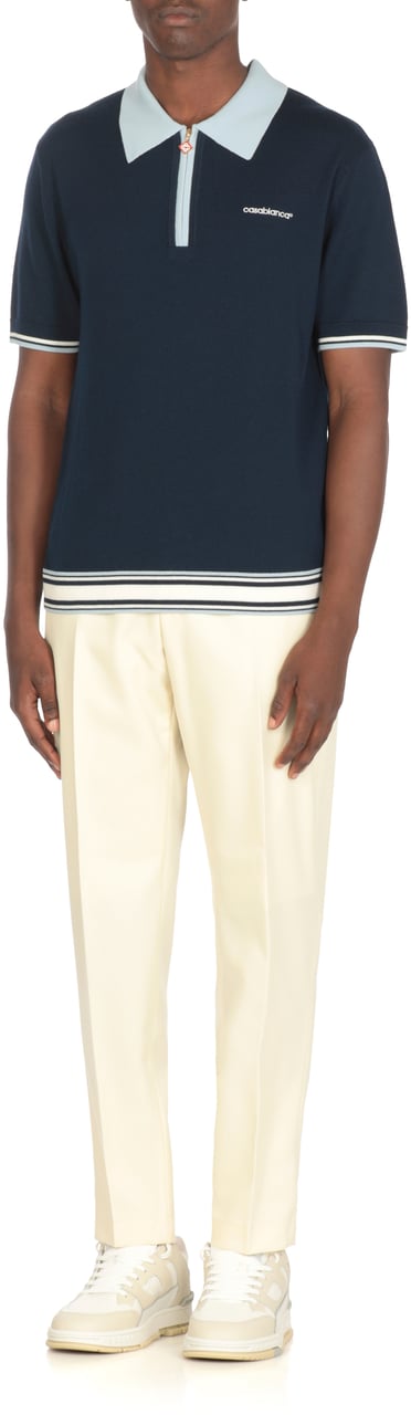 Casablanca T-Shirts And Polos Blue Blauw