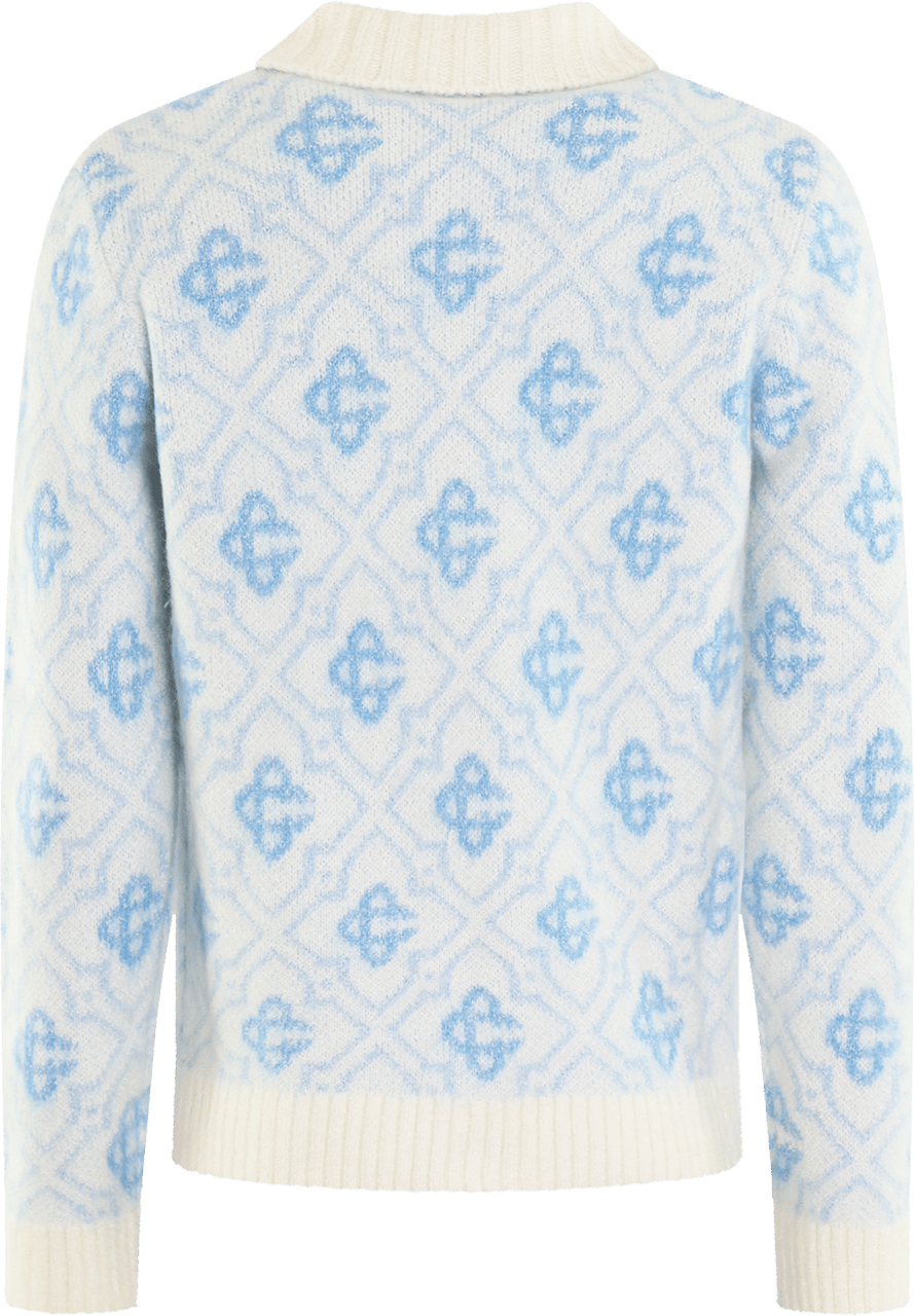 Casablanca Heren Monogram Zip UP Blauw