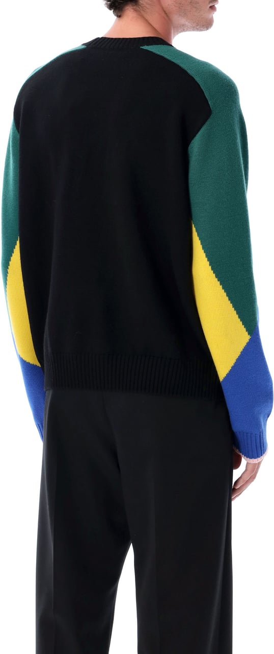 Casablanca Intarsia Crew Multicolour Divers