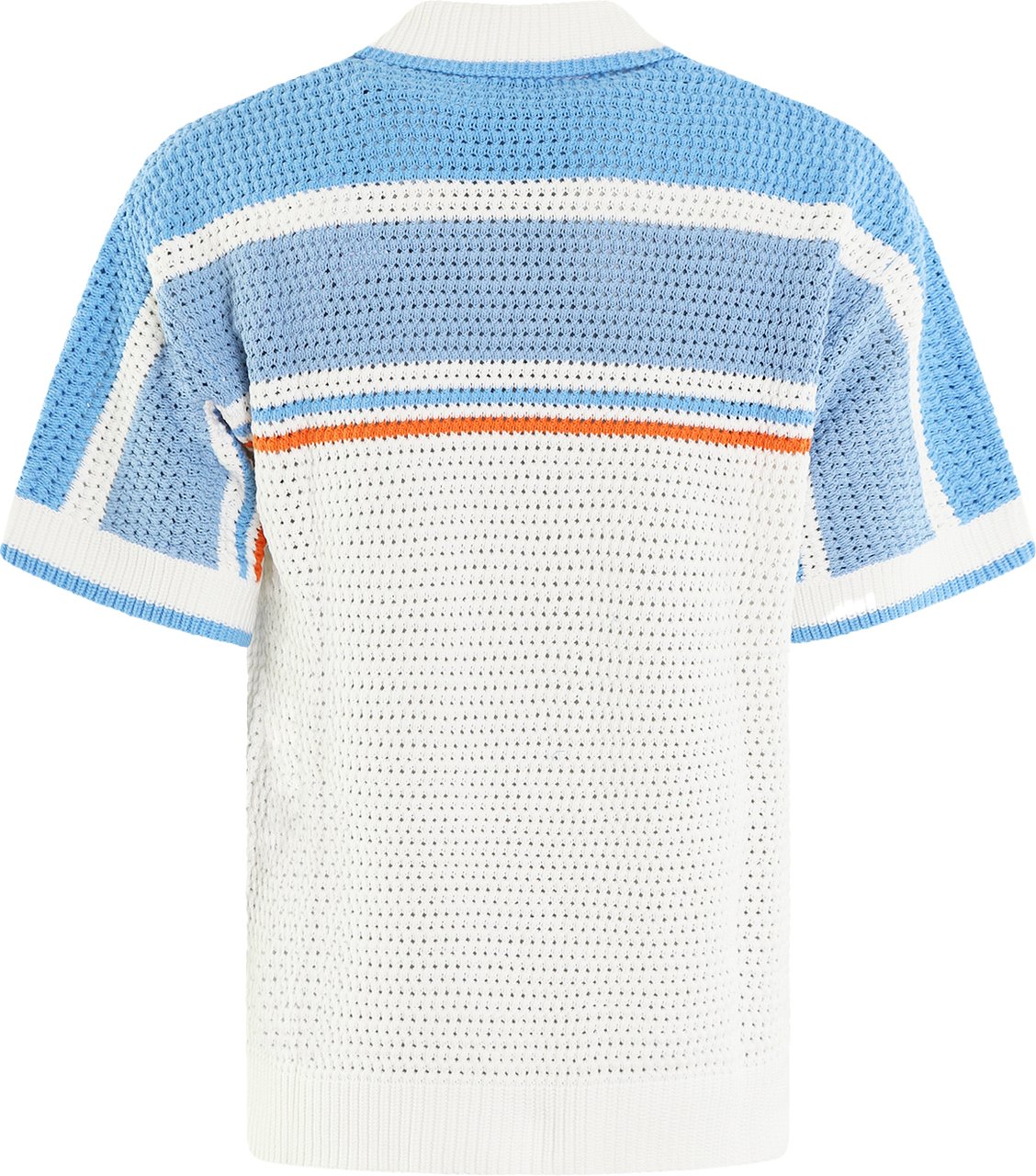 Casablanca Heren Crochet Shirt Wit