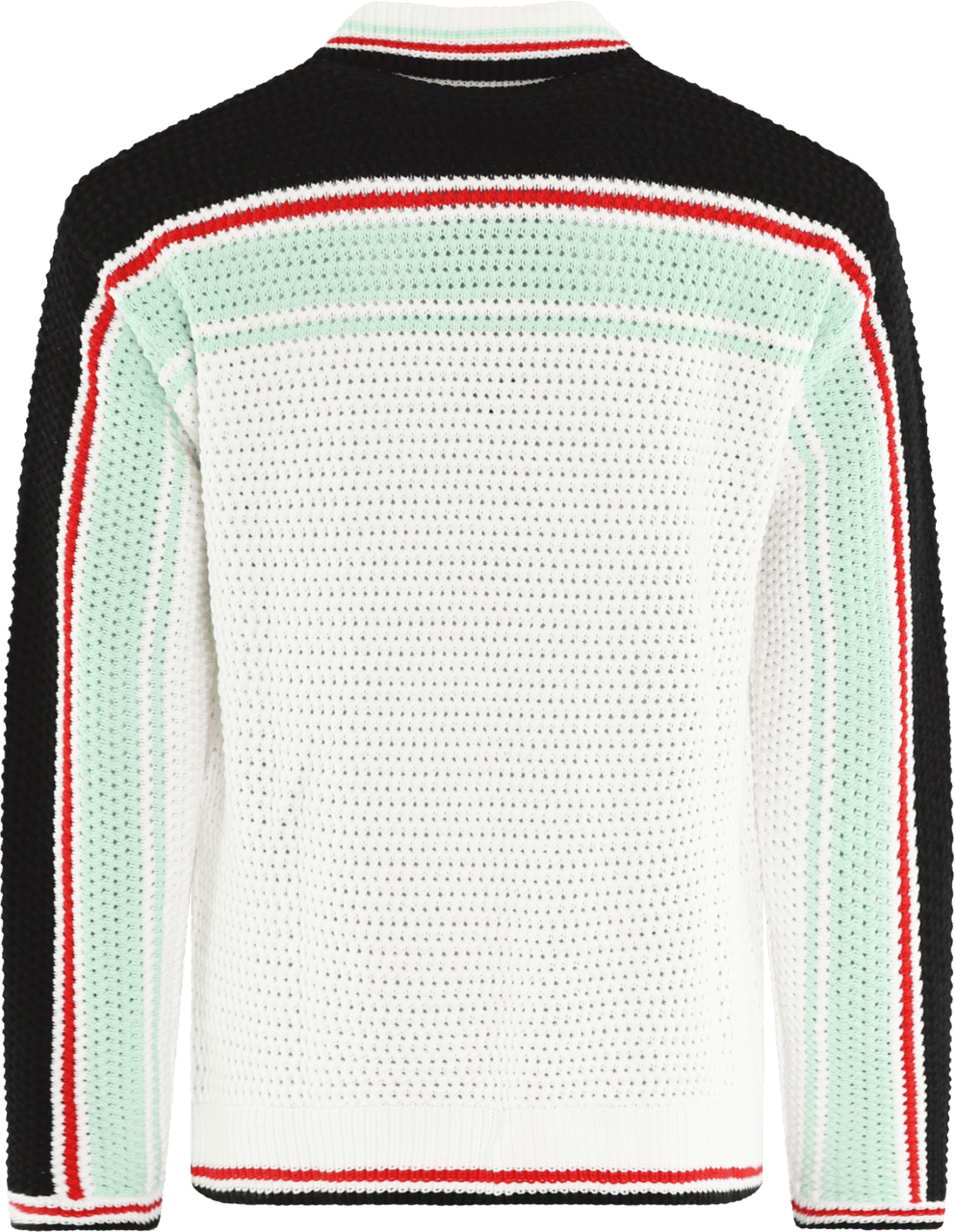 Casablanca Heren Crochet Shirt Wit