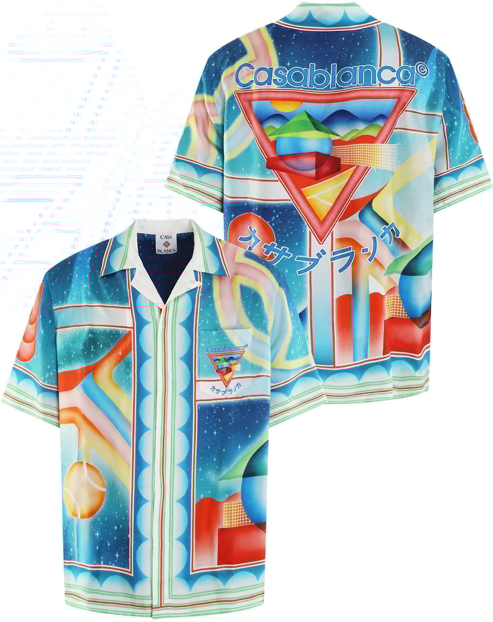 Casablanca Heren Cuban Collar Zwart