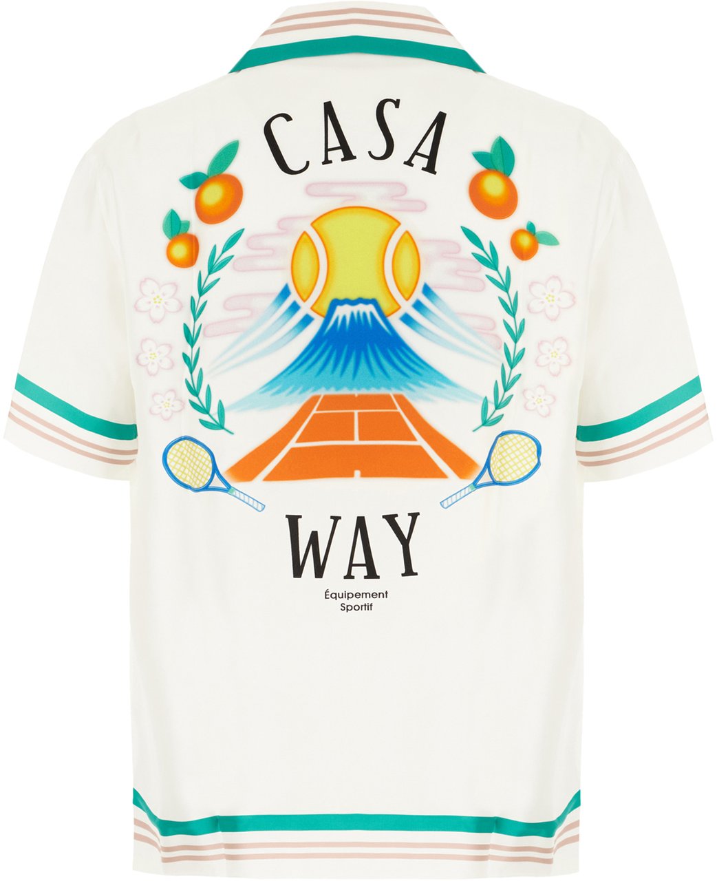 Casablanca Casablanca White silk shirt Wit