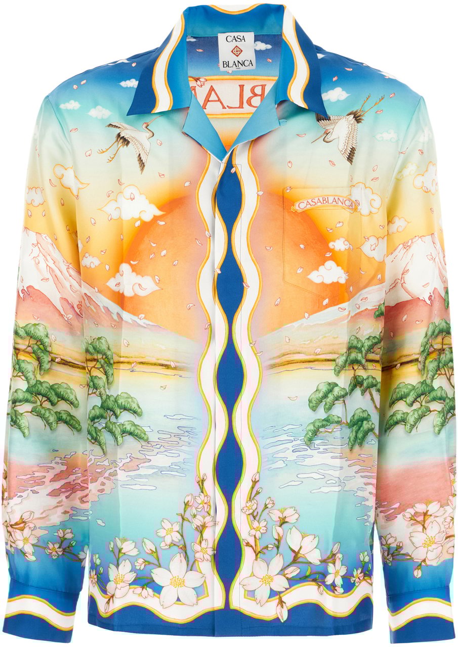 Casablanca Casablanca Multicolor silk shirt Divers