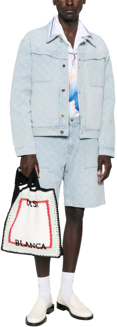 Casablanca Shorts Blue Blauw